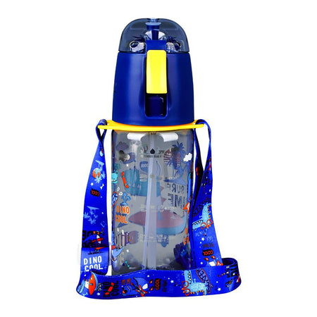 Surf Time Theme Spray Plastic Water Bottle With Lid, Blue, 580ml Capacity, FA9346 - Image 2