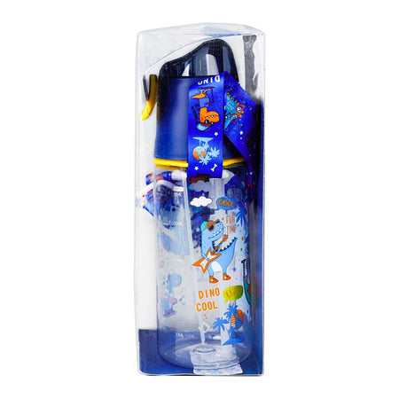 Surf Time Theme Spray Plastic Water Bottle With Lid, Blue, 580ml Capacity, FA9346 - Image 4