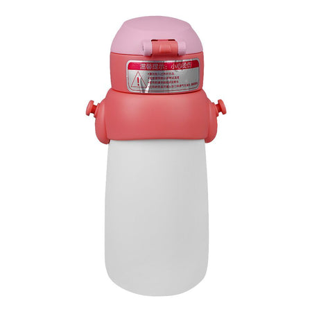 Tsum Tsum Plastic Thermos With Strap, Pink, Creative Water Bottle, WD-2354 - Image 3