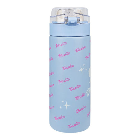 Barbie Theme Stainless Steel Water Bottle, 400ml Capacity, Sky Blue, Vacuum Cup, Pea Cup, GWD071 - Image 2