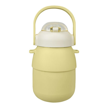 Pompurin Plastic Thermos With Strap, 700ml Capacity, Yellow, Creative Water Bottle, 2319C - Image 2