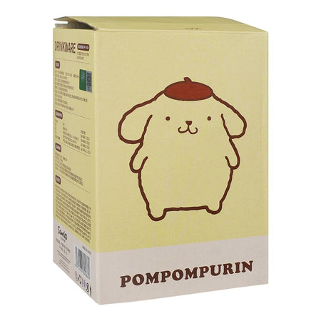 Pompurin Plastic Thermos With Strap, 700ml Capacity, Yellow, Creative Water Bottle, 2319C - Image 4
