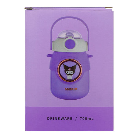Kuromi Plastic Thermos With Strap, 700ml Capacity, Purple, Creative Water Bottle, 2319C - Image 5