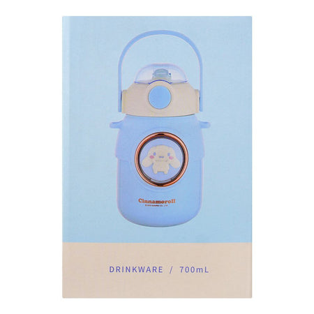 Cinnamoroll Plastic Thermos With Strap, 700ml Capacity, Sky Blue, Creative Water Bottle, 2319C - Image 5