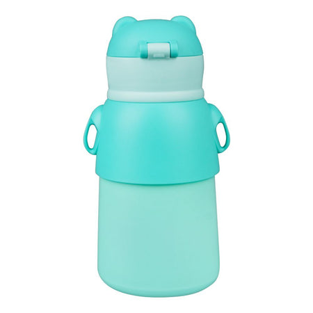 Crocodile Plastic Thermos With Strap, Sea Green, Creative Water Bottle, H228 - Image 2