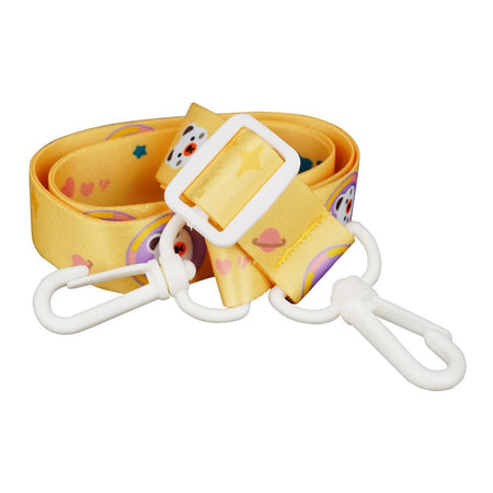 Bear Plastic Water Bottle With Strap, Yellow, YT-7729 - Image 2
