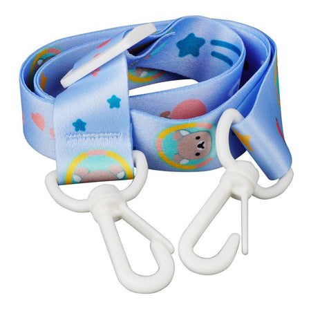 Bear Plastic Water Bottle With Strap, Sky Blue, YT-7729 - Image 2