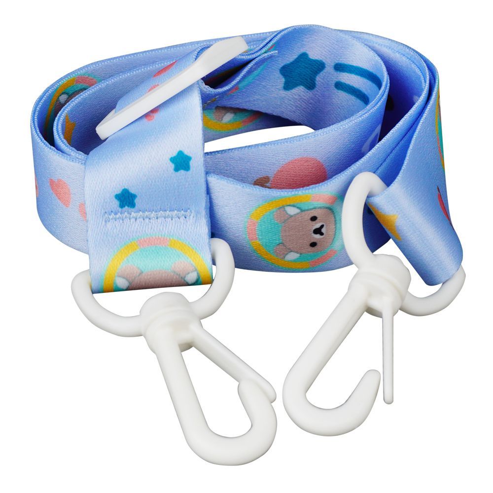 Bear Plastic Water Bottle With Strap, Sky Blue, YT-7729 - Image 2