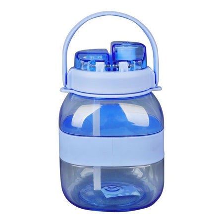 Bear Plastic Water Bottle With Strap, Sky Blue, YT-7729 - Image 4
