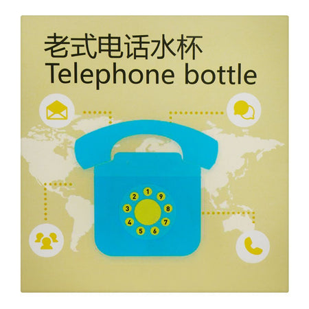 Telephone Shape Plastic Water Bottle With Strap, Purple, YF2305 - Image 6