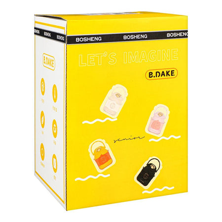 B.Dake Plastic Thermos With Chain Strap, Cream, Creative Water Bottle, BW1810 - Image 3