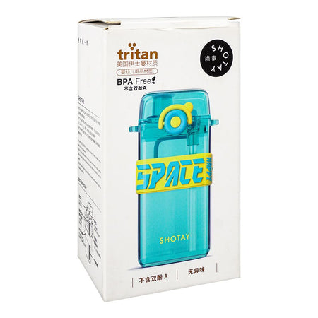 Happy Space Plastic Water Bottle With Strap, 500ml Capacity, Blue, ST7101 - Image 3