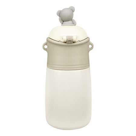 Moto Rabbit Plastic Thermos With Strap, Blue, Creative Water Bottle, FXD-7606 - Image 2