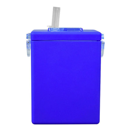 Mahjong Shape Plastic Water Bottle With Strap, Blue, YF230913 - Image 2