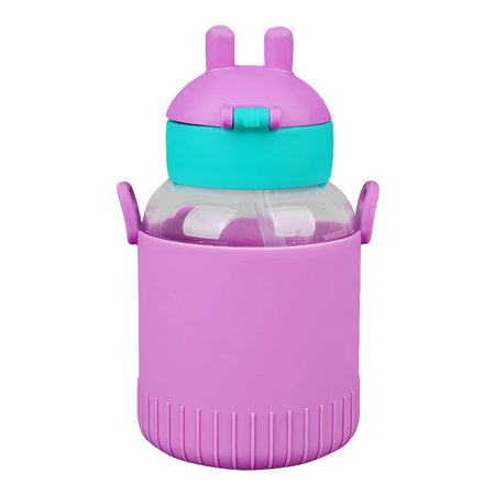 Super Like Me Plastic Water Bottle With Strap, Purple, XJX-SL2242 - Image 2