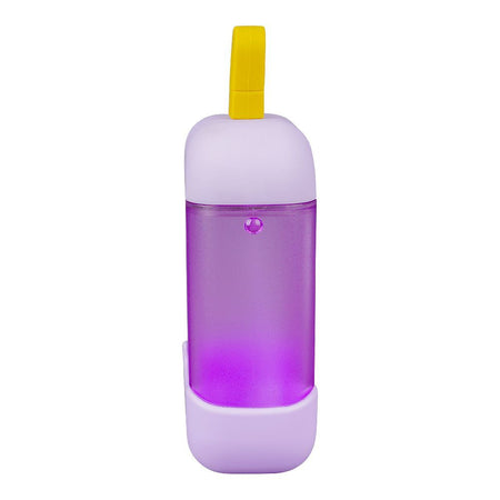 Ice Cream Shape Plastic Water Bottle With Strap, 400ml Capacity, Purple, YF2303 - Image 3