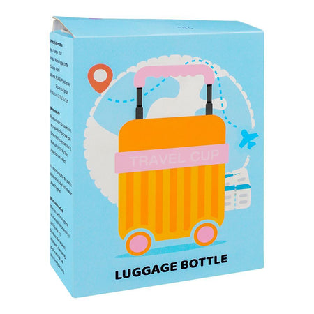 Luggage Travel Cup Plastic Water Bottle With Strap, 450ml Capacity, Orange, YF2307 - Image 5