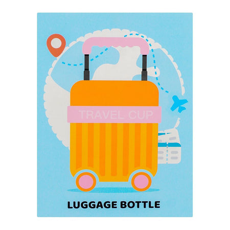 Luggage Travel Cup Plastic Water Bottle With Strap, 450ml Capacity, Dark Blue, YF2307 - Image 6