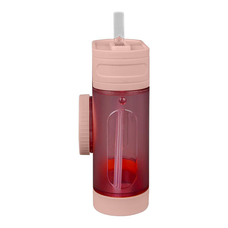 Convex Lens 60Mm Camera Plastic Cup Water Bottle With Strap, Pink, YF2301 - Image 3
