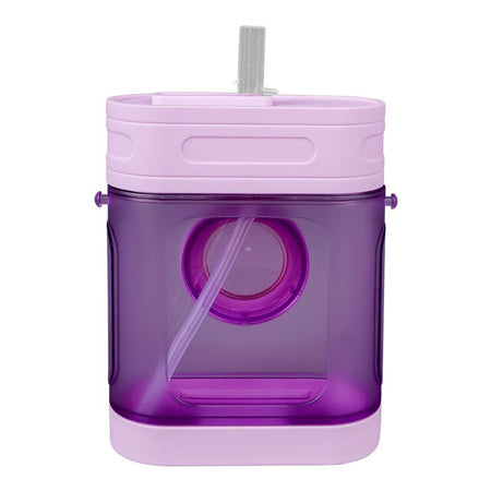 Convex Lens 60Mm Camera Plastic Cup Water Bottle With Strap, Purple, YF2301 - Image 3