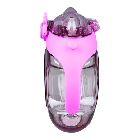 Doughnut Spray Cup Plastic Water Bottle With Strap, 450ml Capacity, Purple, TQ1029 - Image 3