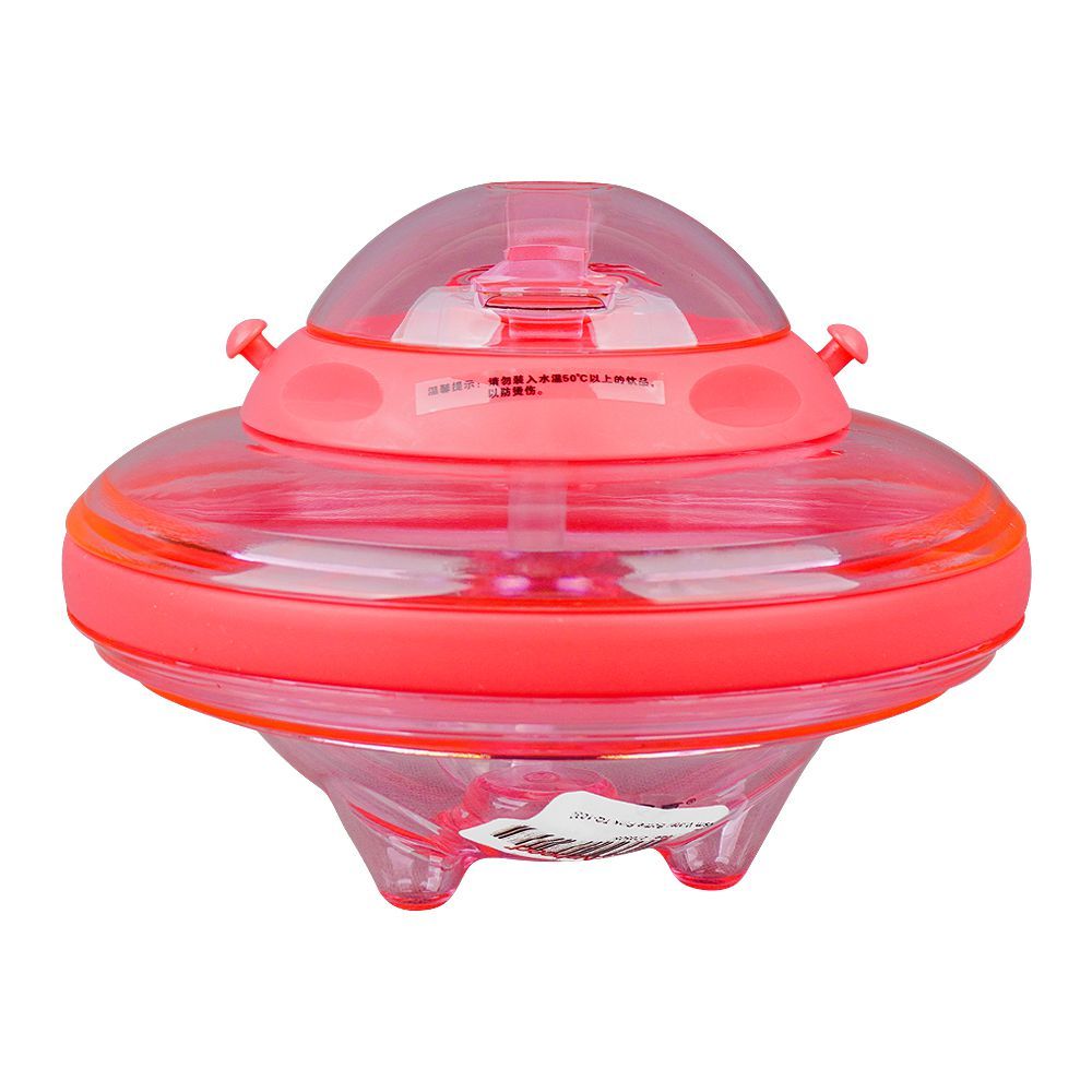 Spaceship Shape Plastic Water Bottle, Pink, TQ-1030 - Main Image