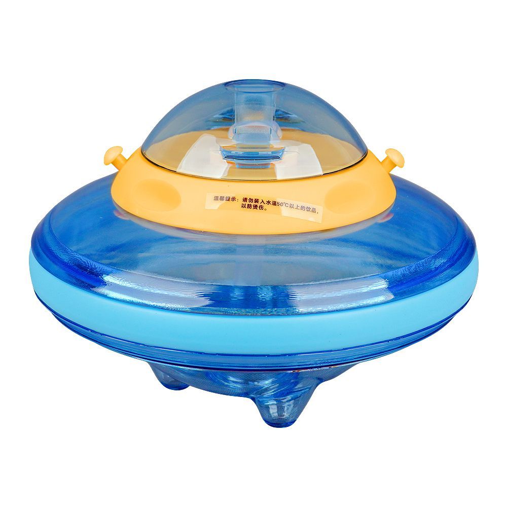 Spaceship Shape Plastic Water Bottle, Blue, TQ-1030 - Main Image