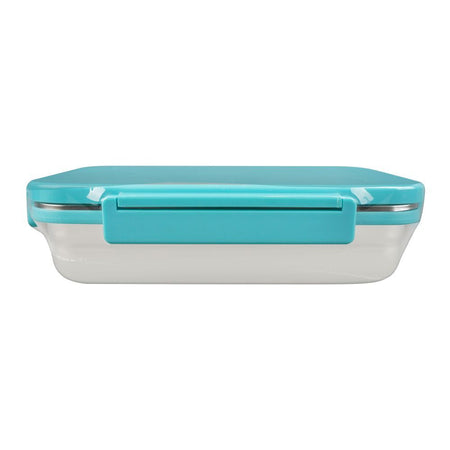 Homeatic Stainless Steel Lunch Box, Single Compartment, 900ml Capacity, Blue, HMT-001 - Image 2