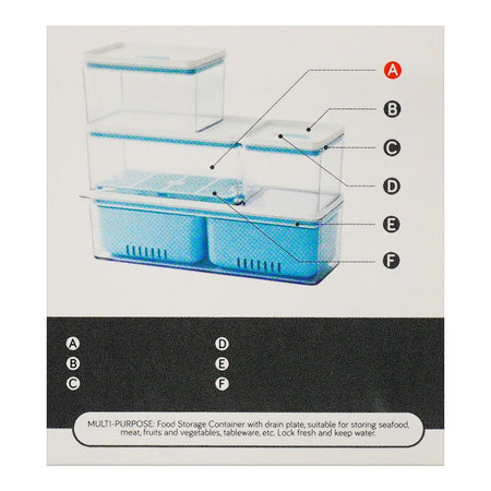 Homeatic Transparent Storage Box, 1100ml Capacity, HMT-104 - Image 3