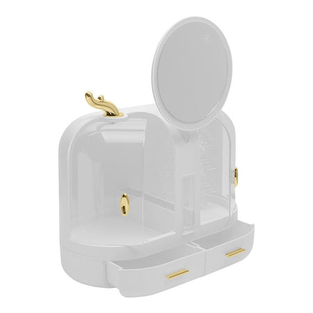 Matrix Elegant Makeup Organizer With Led Mirror & Drawers, Large Capacity Makeup Organizer - Image 4