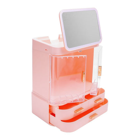 Matrix Grand Closet-Like Organizer With Led Mirror & Drawers, Large Capacity Makeup Organizer - Image 4