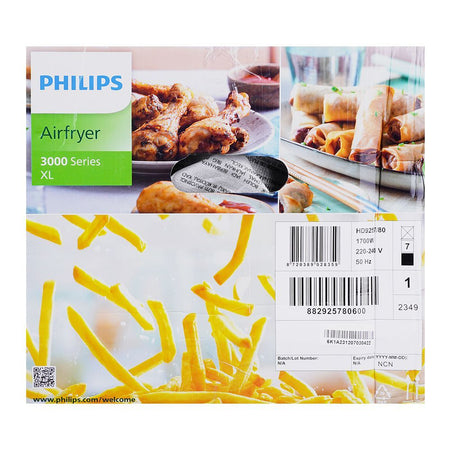 Philips 3000 Series XL Air Fryer, Rapid Air Technology, Touch Screen, 14-in-1 Cooking, HD9257/80 - Image 7