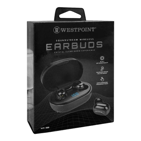 West Point Sound Stream Wireless ANC Earbuds, Black, WP-100 - Image 2