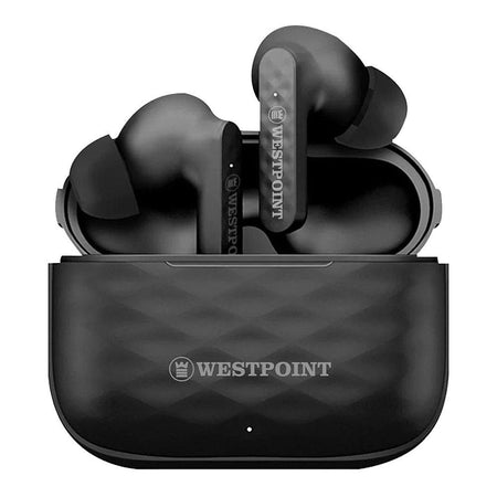 West Point Sound Stream Wireless ANC Earbuds, Black, WP-105 - Main Image