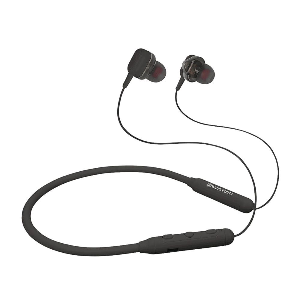 West Point Sports Wireless Earphones, Black, WP-150 - Main Image