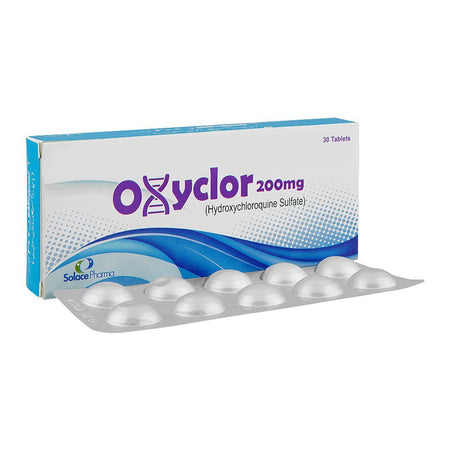 Oxyclor Tablets 200mg, Strip (10 Tablets) - Main Image