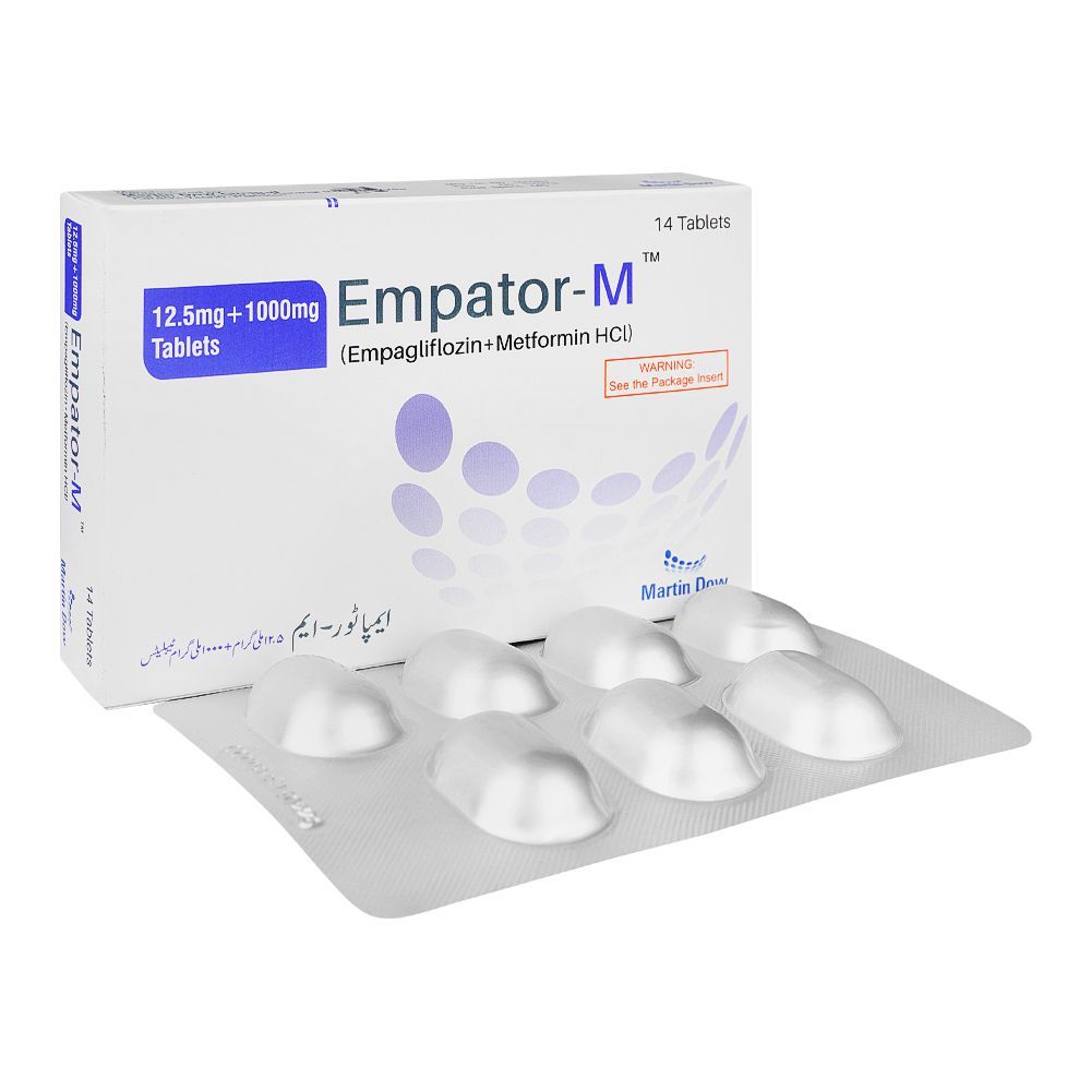 Martin Dow Empator-M, 12.5+1000mg, 14 Tablets In Box - Main Image