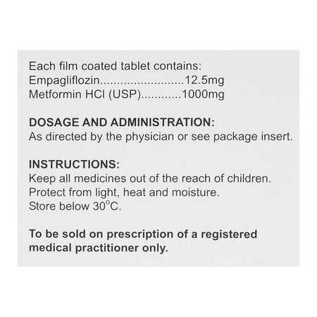 Martin Dow Empator-M, 12.5+1000mg, 14 Tablets In Box - Image 3
