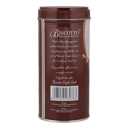 Biscotto Delicious Wafer Stick Tin, Chocolate Rolled Wafer With Smooth Delicious Filling, 125g - Image 2