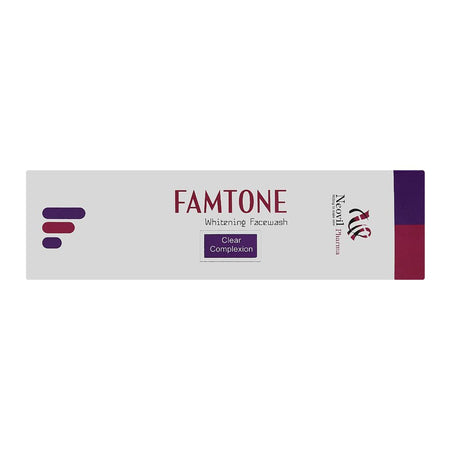 Famtone Whitening Face Wash, For All Skin Types, 120ml - Image 2