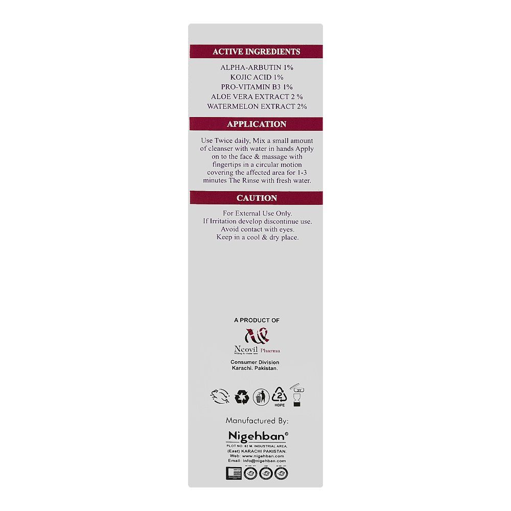 Famtone Whitening Face Wash, For All Skin Types, 120ml - Image 3