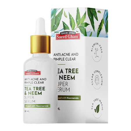Saeed Ghani Anti-Acne And Pimple Clear Tea Tree & Neem Super Serum, 30ml Main Image