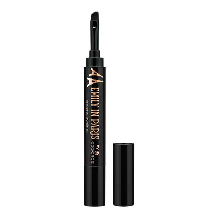 Essence Emily In Paris 2 In 1 Creamy Eyeliner+Brush, Vegan, 1.2g, 01 - Main Image