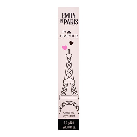 Essence Emily In Paris 2 In 1 Creamy Eyeliner+Brush, Vegan, 1.2g, 01 - Image 5