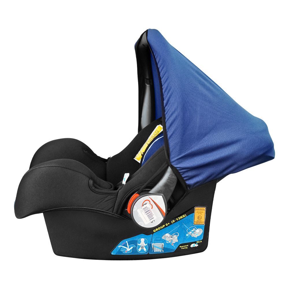 Tinnies Baby Carry Cot, For 0-18 Months, Length 27 & Width 9 Inches, Holds Upto 13 Kg, Blue, T-001 - Image 3