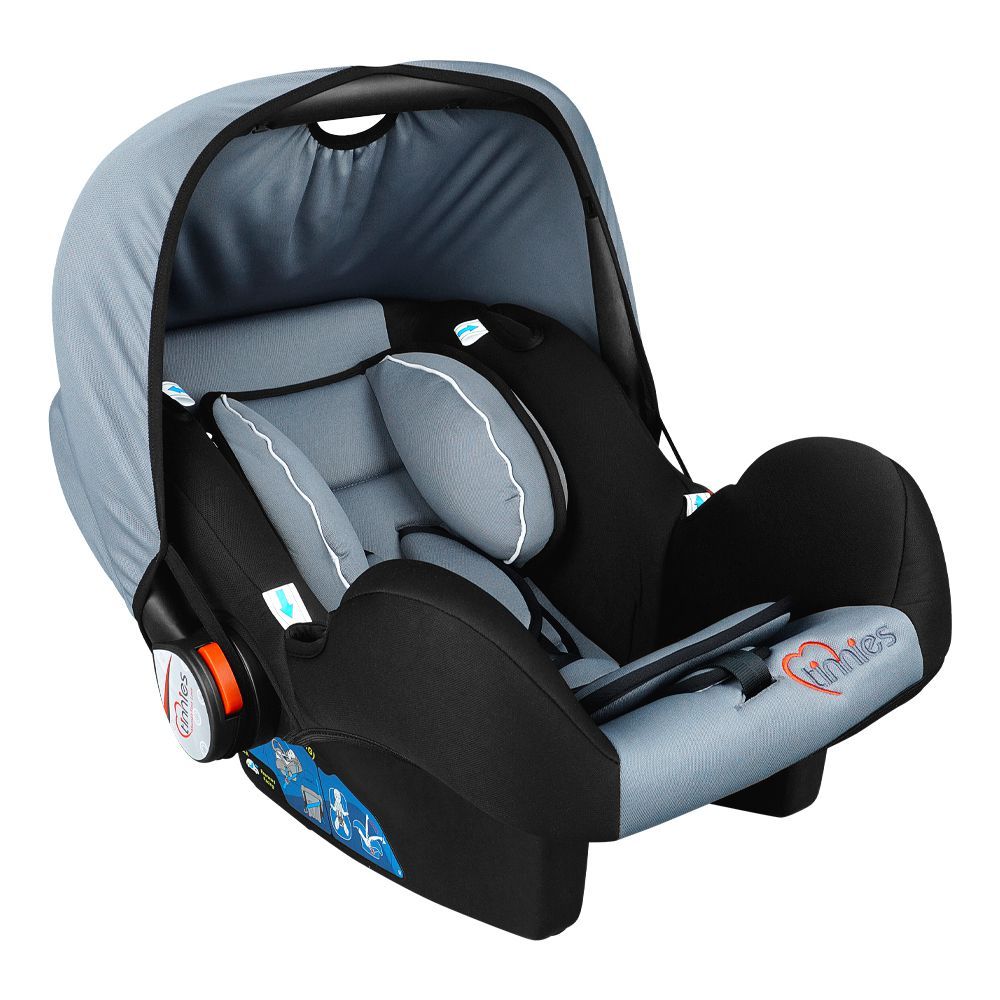 Tinnies Baby Carry Cot, For 0-18 Months, Length 27 & Width 9 Inches, Holds Upto 13 Kg, Grey, T-001 - Main Image