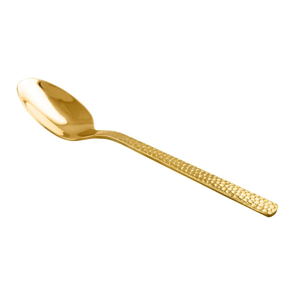 Dinette Stainless Steel Tea Spoon Set, Gold 100c, 6-Pack, DY-004 - Main Image