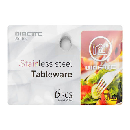 Dinette Stainless Steel Tea Spoon Set, Gold 100c, 6-Pack, DY-004 - Image 3
