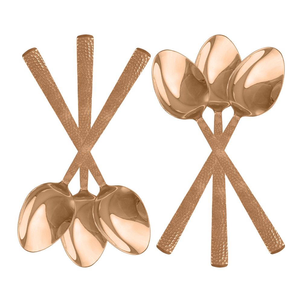 Dinette Stainless Steel Table Spoon Set, R-Gold 100c, 6-Pack, DY-005 - Main Image