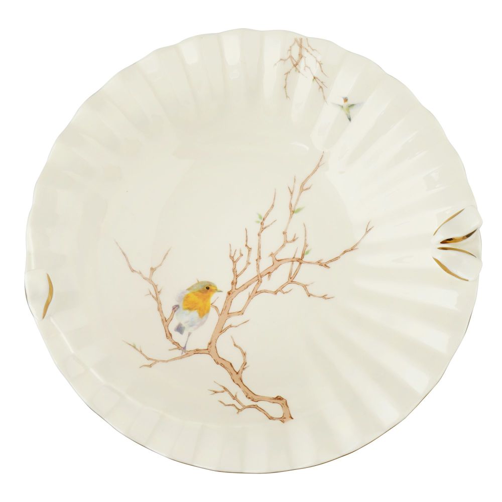 Angela Candy Serving Bowl with Base, Ideal For Desserts, Fruits, Snacks & Table Decor, BRD261 - Image 2